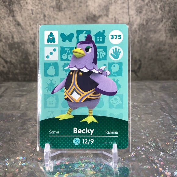 Becky #375 Animal Crossing Amiibo Card - Picture 5 of 8